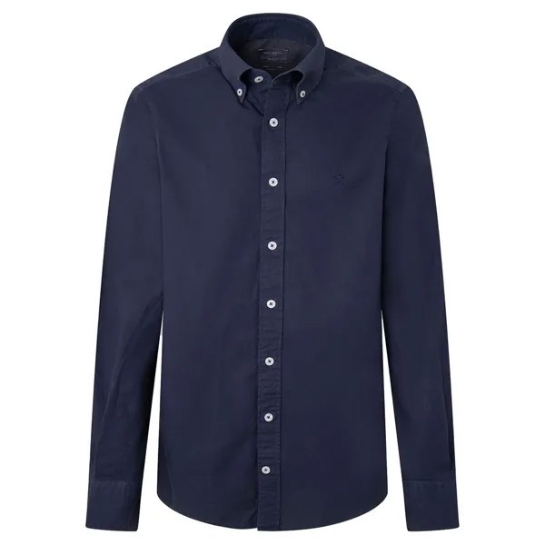 Рубашка с длинным рукавом Hackett Oxford, синий