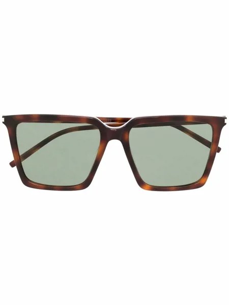 Saint Laurent Eyewear солнцезащитные очки в квадратной оправе