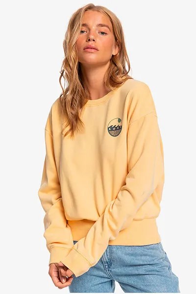 Свитшот женский Roxy Radio Silence B ERJFT04243 желтый M
