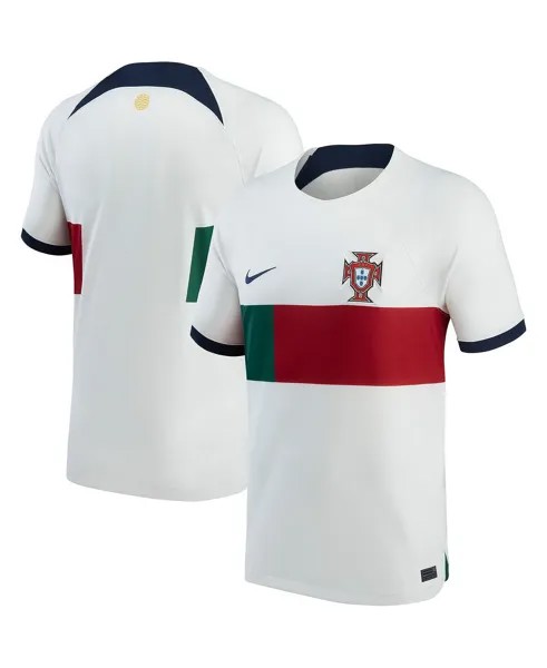 Мужская белая футболка сборной португалии 2022/23 away breathe stadium, копия пустой джерси Nike, белый