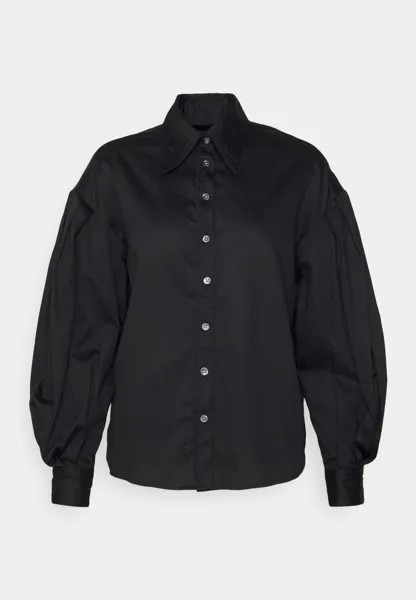Блуза на пуговицах Banana Republic, черный