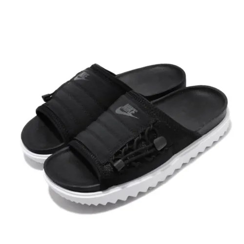 Nike Wmns Asuna Slide Черно-белые женские модные спортивные сандалии Тапочки CI8799-003