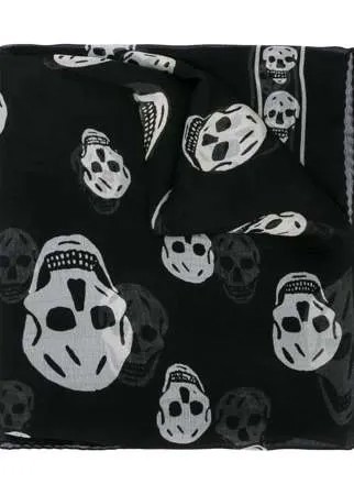 Alexander McQueen шарф 'Skull'