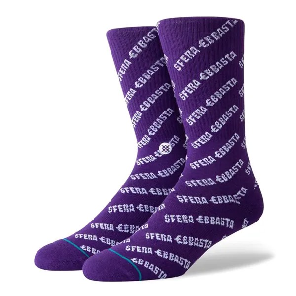 Носки Stance Energy Drops Sfera Ebbasta Long, фиолетовый