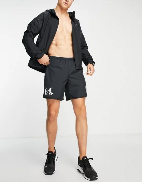 Серые шорты для бега длиной 7 дюймов Nike Running Wild Challenger-Серый