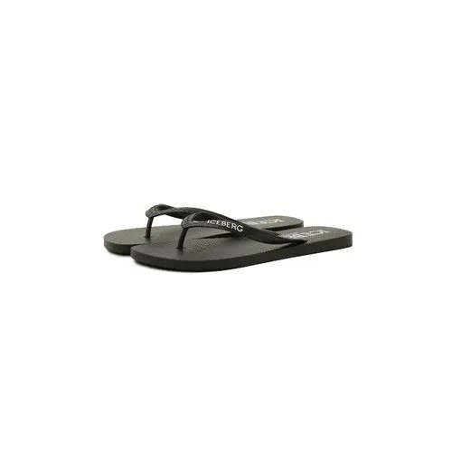 Шлепанцы Iceberg VERTICAL LOGO, размер 42, black