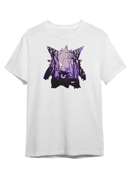 Футболка унисекс Каждому Своё Pokemon/Покемон/Аниме MUPK41 белая 4XL