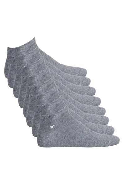 Носки до щиколотки - 8 пар Tom Tailor, серый