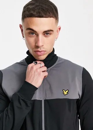 Спортивная куртка из технологичных материалов Lyle & Scott Sport-Черный цвет