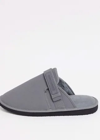 Серые тапочки-слиперы ASOS Unrvlld Supply-Серый