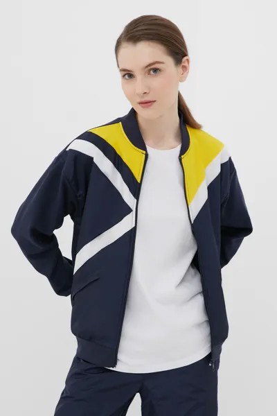 Олимпийка женская Finn Flare FBC13055 синяя 2XL