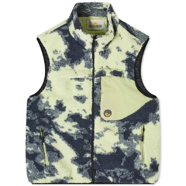 Жилет Hikerdelic Acid Rain Fleece, мультиколор