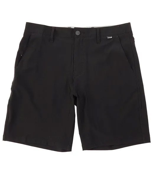 Hurley Mid-Rise Phantom 20Гибридные шорты с внешним швом, черный