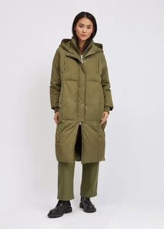 Пуховик женский United Colors of Benetton 21A_2GG3536B4 зеленый XS