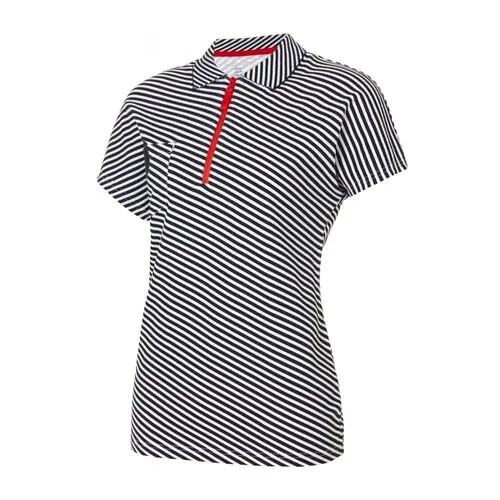 Рубашка поло женская (черный/белый) Forward w13210sf-bb181 2XS