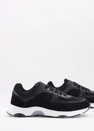 Черные кроссовки для бега ASOS DESIGN Dyna-Черный