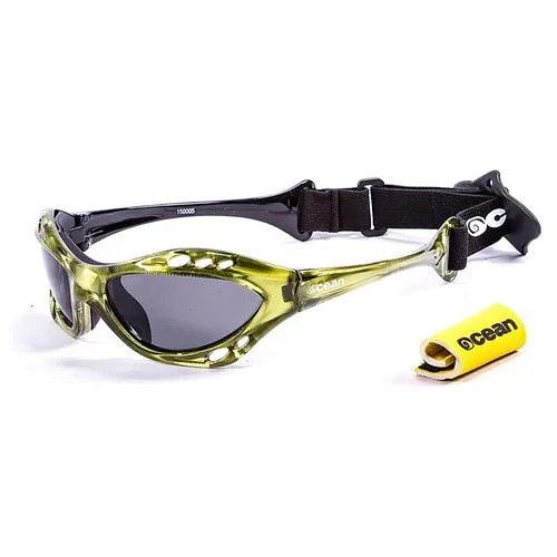 Солнцезащитные очки OCEAN OCEAN Cumbuco Transparent Green / Grey Polarized lenses, зеленый