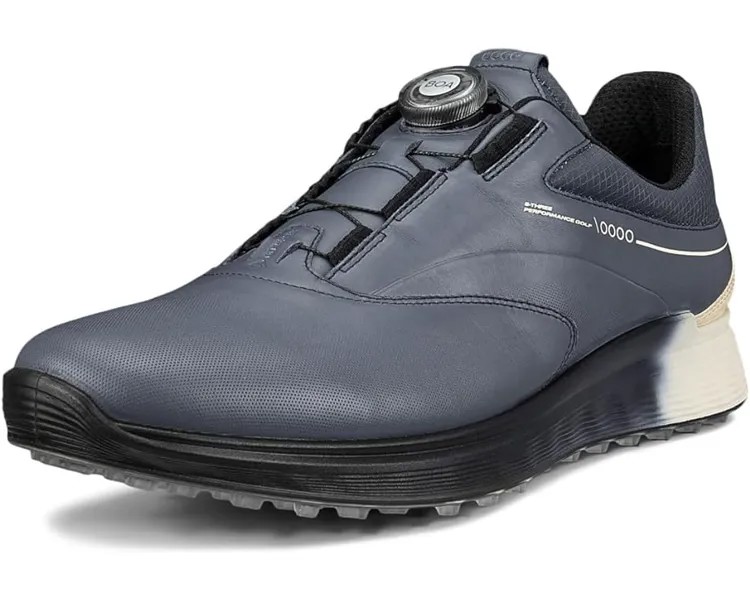 Кроссовки ECCO Golf S-Three Boa GORE-TEX Waterproof Golf Hybrid Golf Shoes, цвет Ombre/Sand