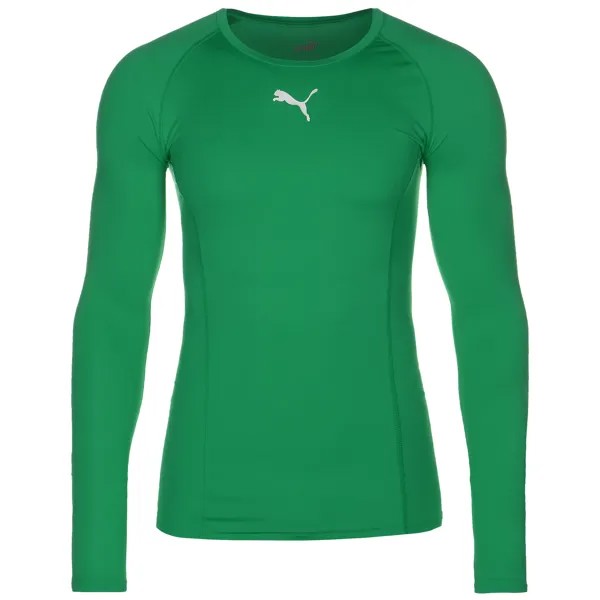 Лонгслив Puma LIGA, зеленый
