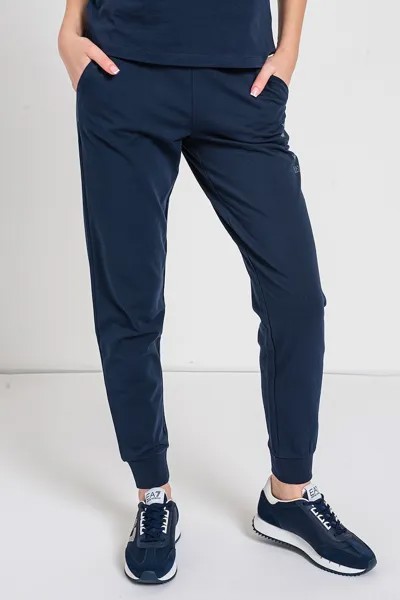 Спортивные брюки с эластичной талией Ea7, синий