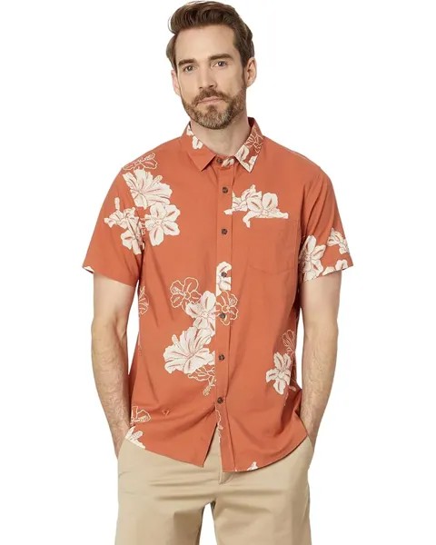 Рубашка VISSLA Byebiscus Eco Woven, цвет Terracotta