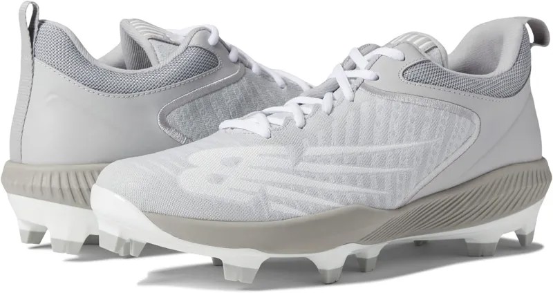 Бутсы PL4040v6 New Balance, цвет Grey/White