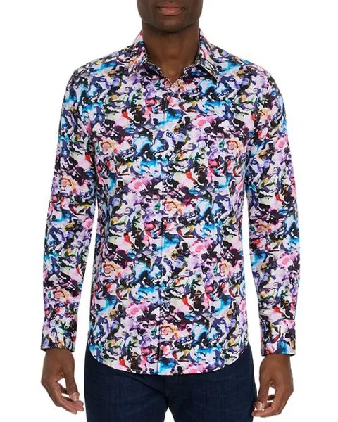 Рубашка Atlas Classic Fit с длинными рукавами и пуговицами спереди Robert Graham, цвет Multi
