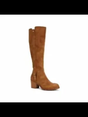 STYLE - COMPANY Женские коричневые классические ботинки Aeronn с круглым носком и молнией на многоуровневом каблуке 10