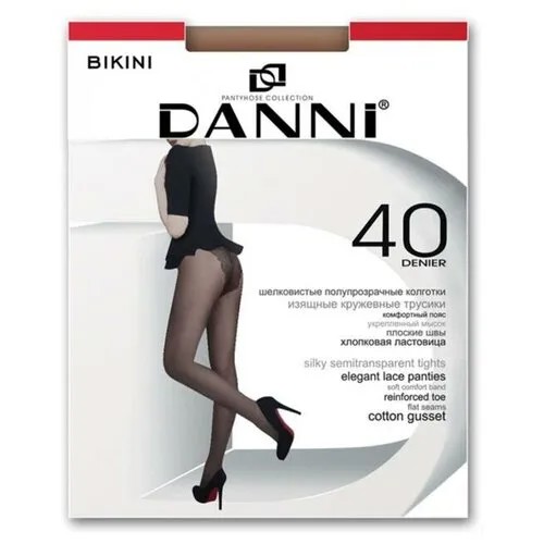 Колготки  DANNI, размер 4, бежевый