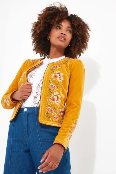 Элегантный пиджак Boutique Joe Browns, желтый