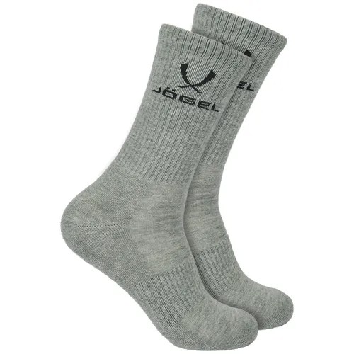Носки высокие Jögel Essential High Cushioned Socks, меланжевый размер 35-38