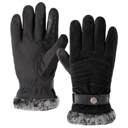 Мужские перчатки для сенсорных экранов GSMIN WG1 с противоскользящим слоем (Черный)