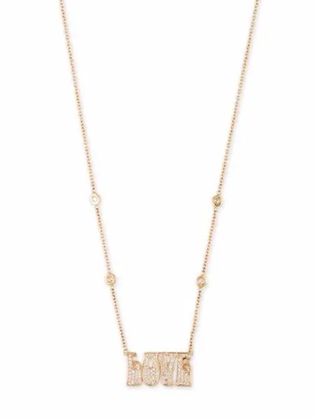 Jacquie Aiche Small Love Necklace