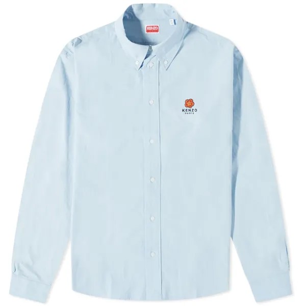 Рубашка Kenzo Logo Crest Button Down Poplin Shirt