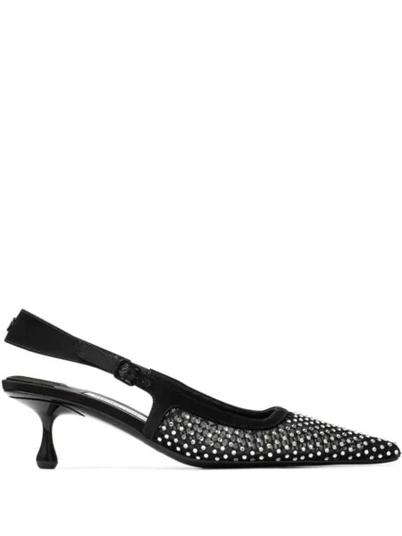 Jimmy Choo туфли-лодочки Amel 50 с кристаллами, черный