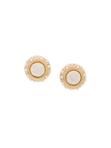 Givenchy Pre-Owned серьги с искусственным жемчугом 1980-х годов