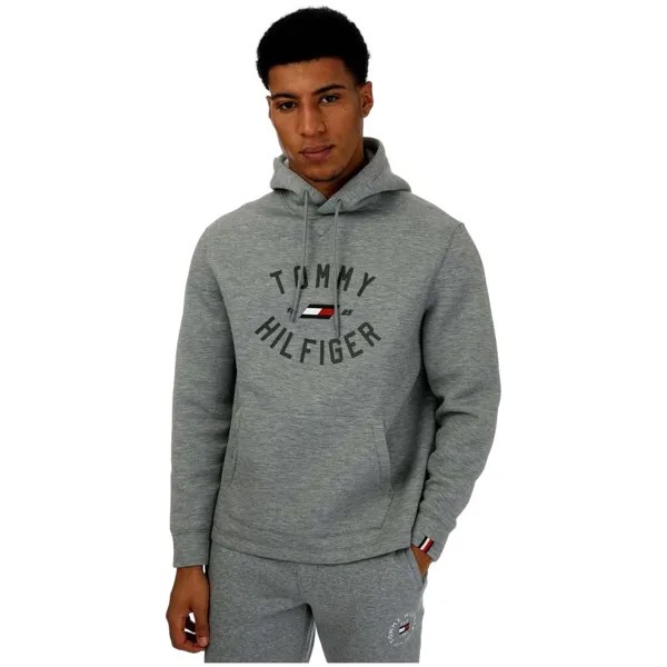Худи Tommy Hilfiger Varsity Graphic, серый