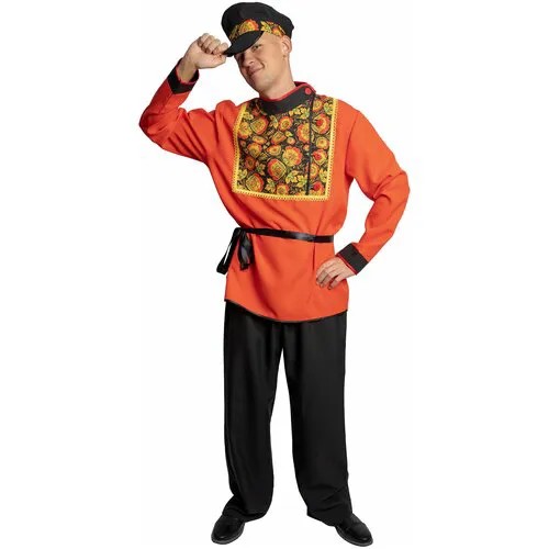 Мужской карнавальный костюм Хохлома на рост 176