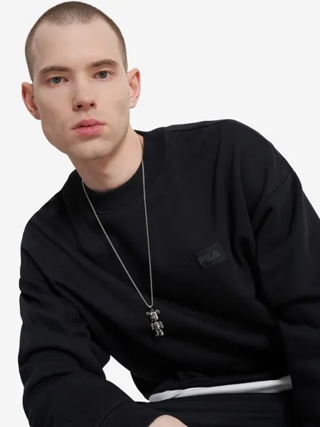 Свитшот мужской оверсайз FILA, Черный