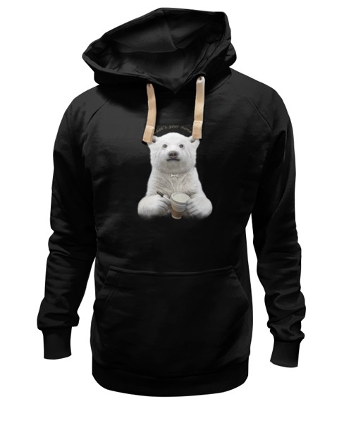 Худи Printio Как тебя зовут? черное 3XL