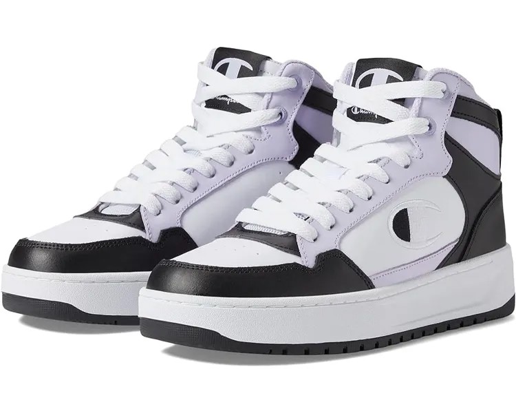 Кроссовки Champion Drome Hi CB, цвет White/Lilac/Black