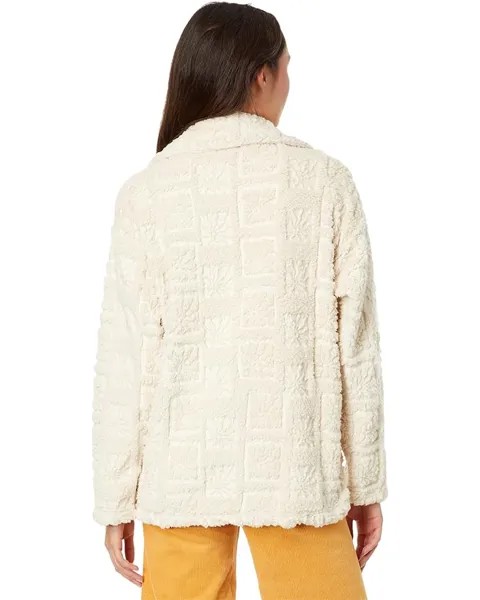 Куртка Billabong Fairbanks Fleece Button-Up Jacket, цвет White Cap