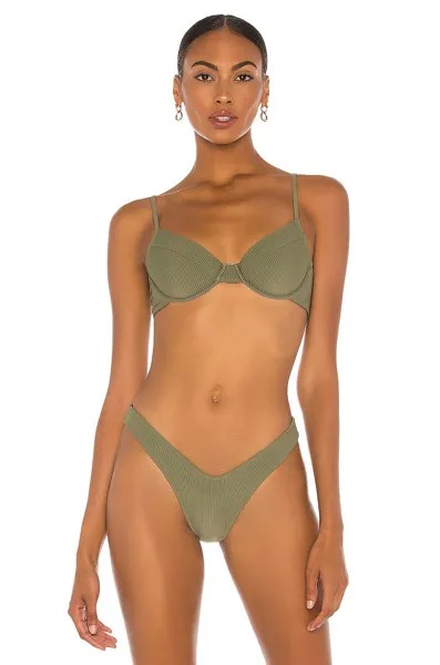 Топ Camila Coelho Harbor, цвет Olive Green