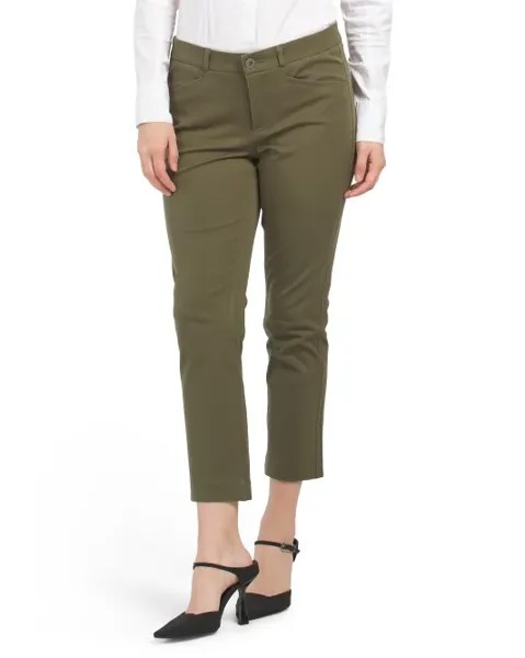 Укороченные брюки для карьеры Banana Republic, цвет Olive