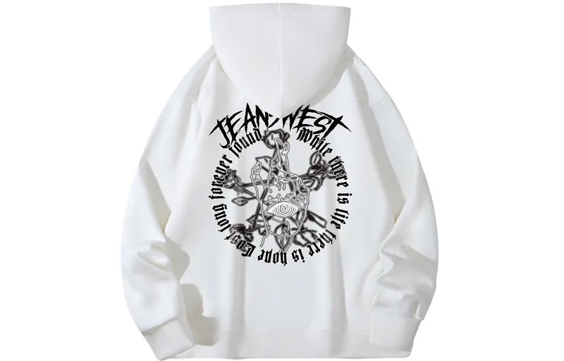 Jeanswest Толстовка унисекс Jean West, Белый