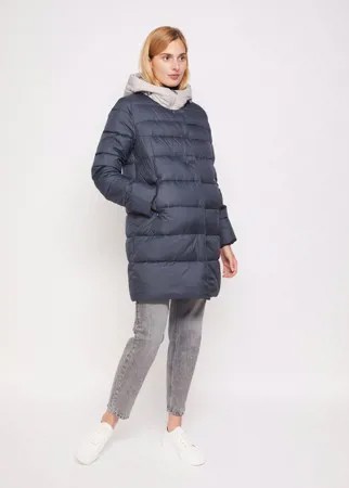 Пуховик женский Zolla 020345212044 синий 3XL