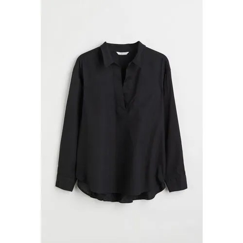 Блуза H&M, размер 4XL, black