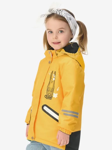 Куртка утепленная для девочки Oldos, Желтый