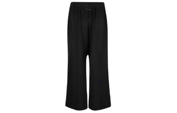 Повседневные брюки женские черные Mm6 Maison Margiela
