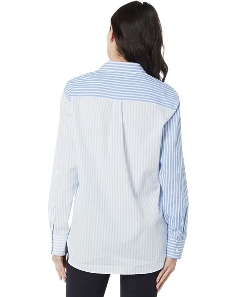 Топ Draper James Long Sleeve Lynn Top, синий мульти